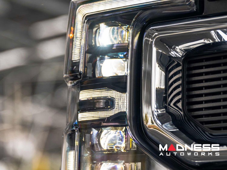 Ford Super Duty LED LED Headlights - XB Series - Morimoto - White DRL